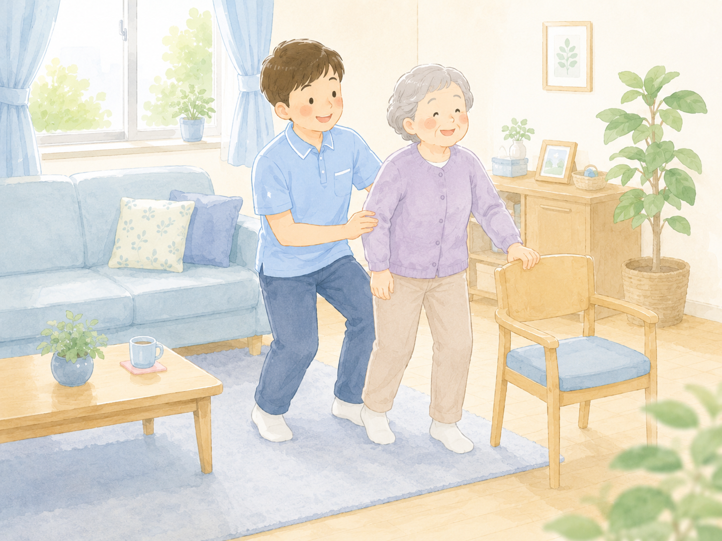 訪問リハビリテーションの様子